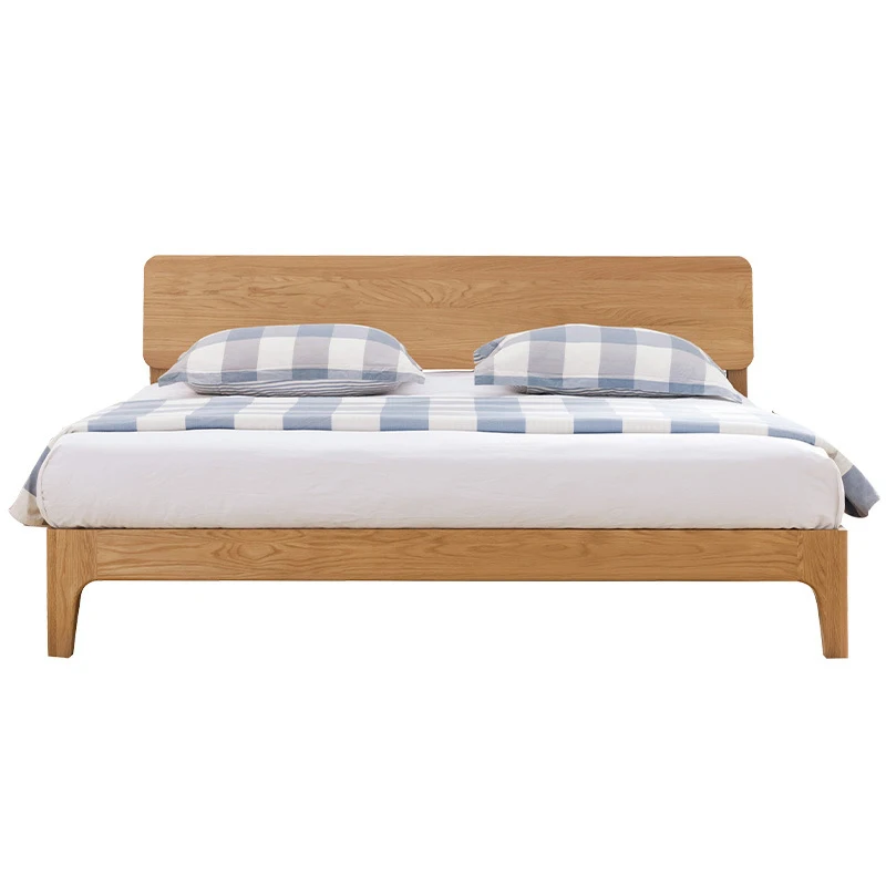 product-New Design DIY Oak Wooden Bed Bedroom Furniture For Sleep-BoomDear Wood-img