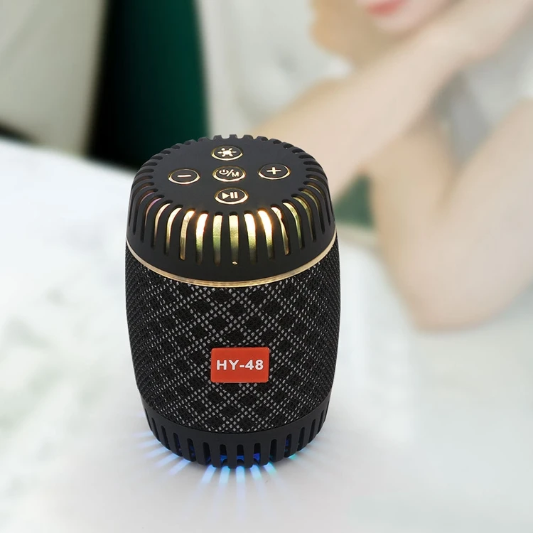 HY-48 Bluetooth Speaker 5W Heavy Bass Column Subwoofer Portable Wireless Loudspeaker Stereo Waterproof with Power Bank - ANKUX.COM