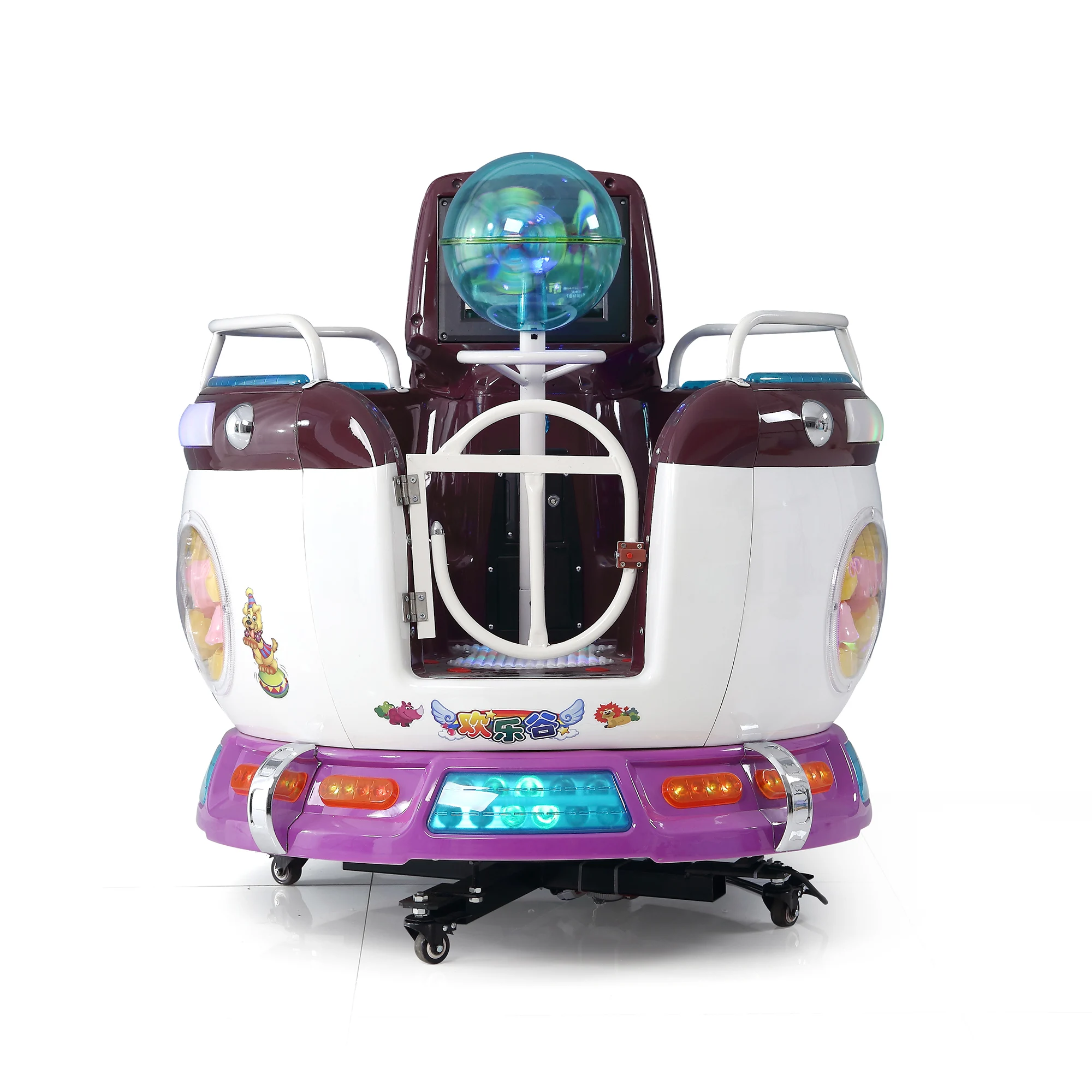 product shopping mall arcade swaying car machine indoor amusement park games equipment coin operated swing machine kiddie ride 2 player-0