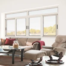 中国商業アルミプロファイル格安価格ガラススライディングサッシ windows 販売