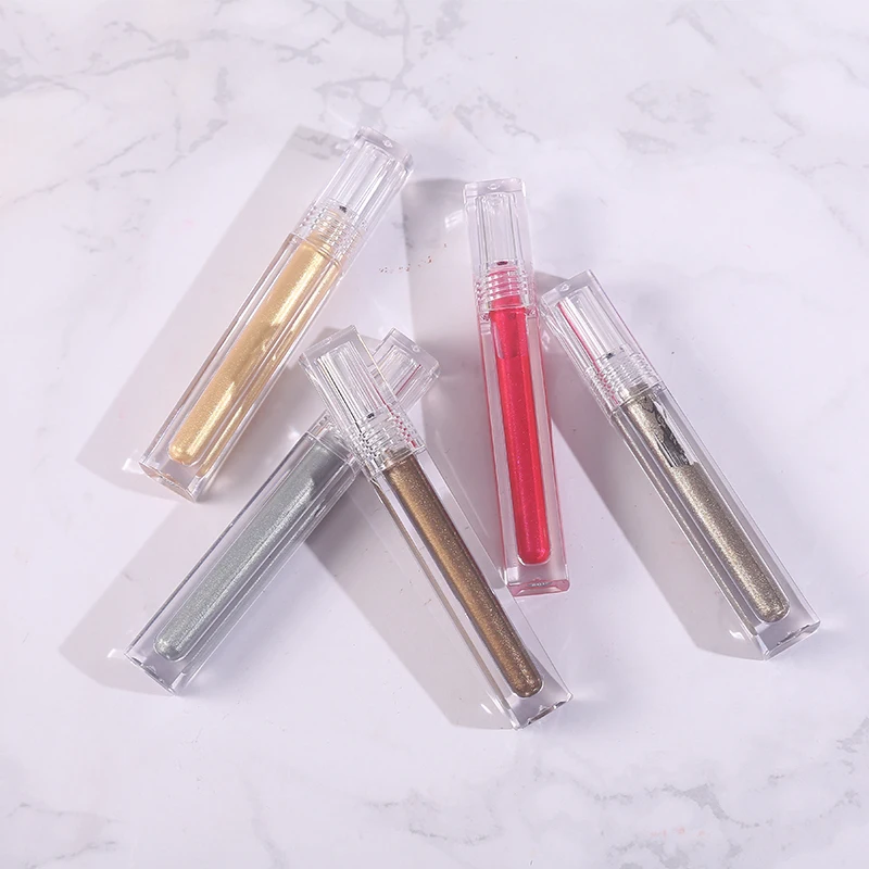 Cheap Lip Gloss Tubes Cheap,Thick Lip Gloss Tubes With Brush,White Cap