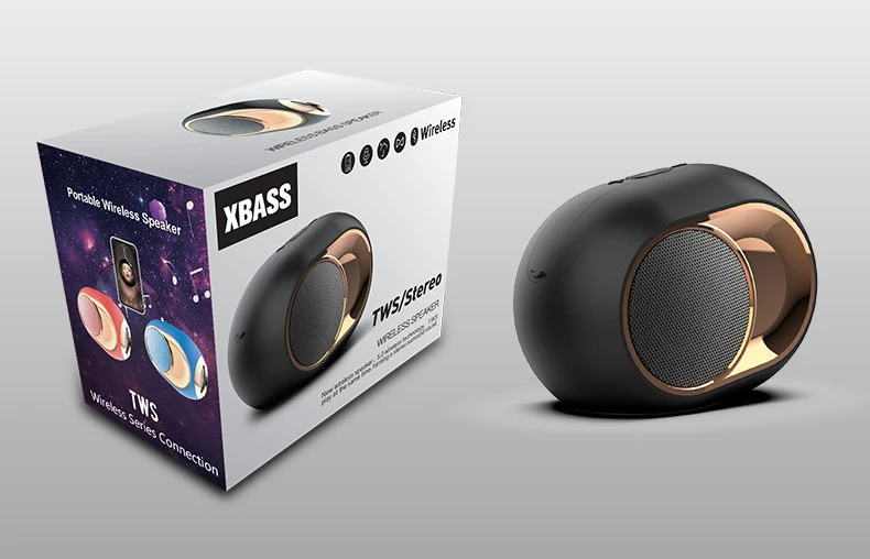 Innoliance X6 Sizes Wireless Golden Egg Speakers for Bluetooth - ANKUX.COM