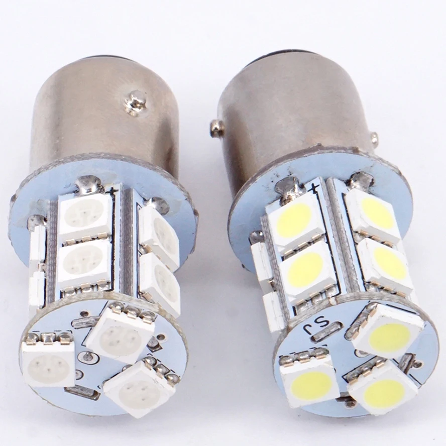 2x Ampoules P21/5W LED SMD 5050 BAY15D 12V - PHAROS BOUTIQUE