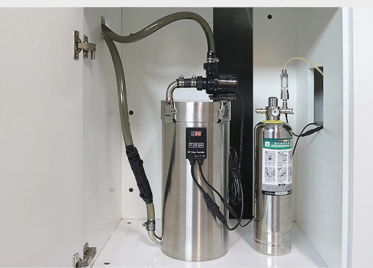 Aquarium Water Filter Canister Ada Style 304 Stainless Steel External