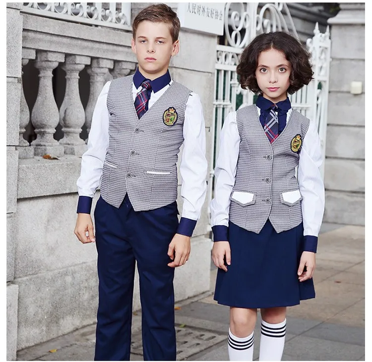 Wholesale Unisex School Uniform Blazer Set For Primary And Kindergarten ...