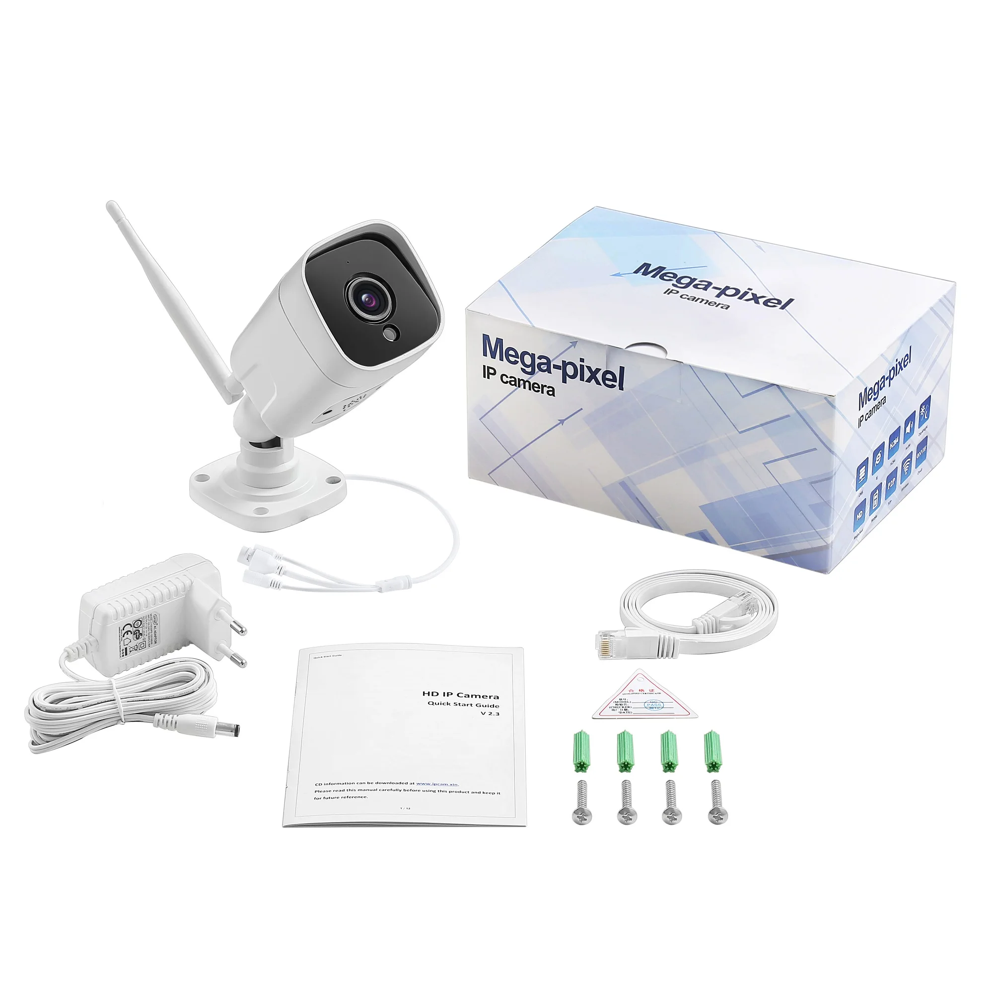Bosesh-B19W IP cameras Safe and effective monitoring equipment CCTV camera Wireless card voice intercom waterproof   Support P2P