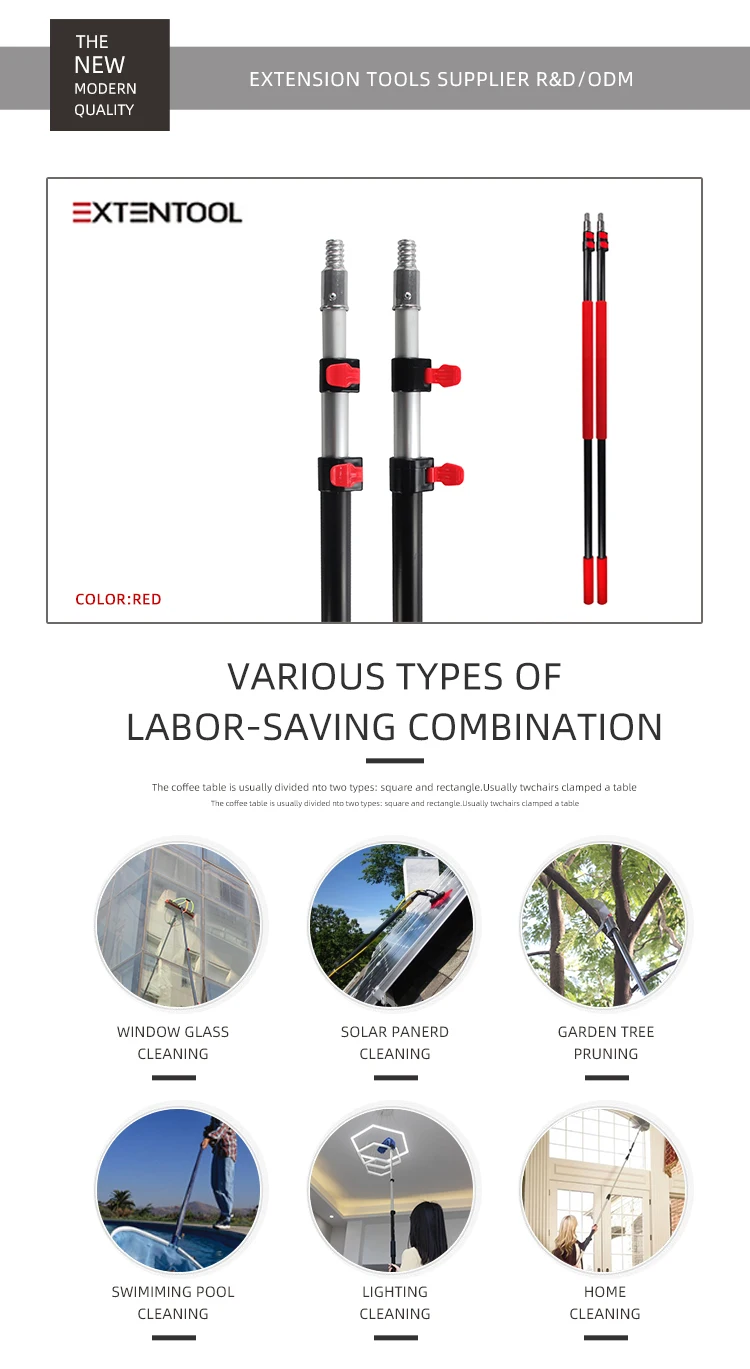 Extentool 24 Feet Aluminum Telescopic Pole Locking Mechanisms With Flip Cam Lock Buy