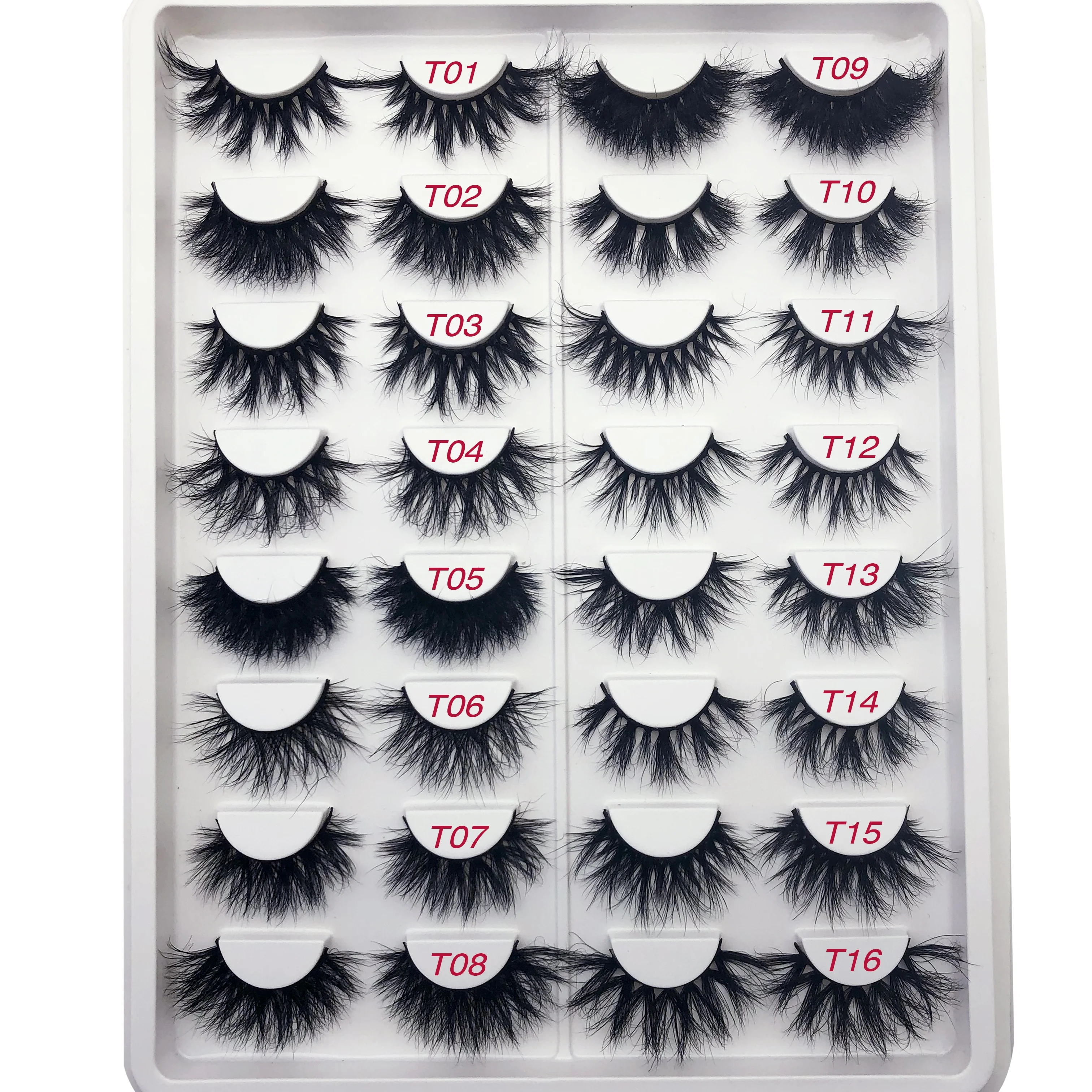 

3D mink lashes 15 mm 20mm 25mm mink lashes cheaper price 25mm 3D mink lashes, Black