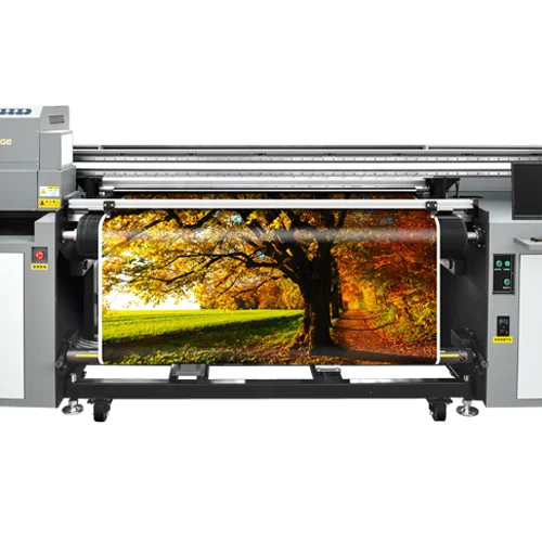 Mimage Universal uv hybrid roll to roll printing machine with flatbed printer LED 1800mm/6 feet manufacture