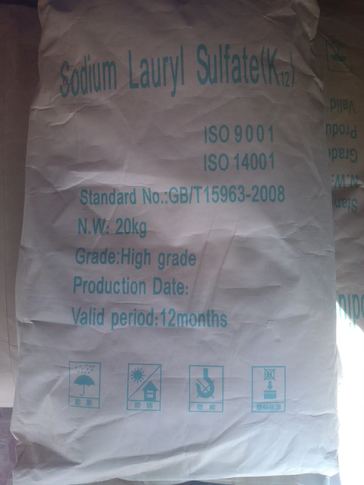 Lauryl Sulfato De Sodio K12,Dodecil Sulfato De Sodio Sls/sds - Buy K12 ...