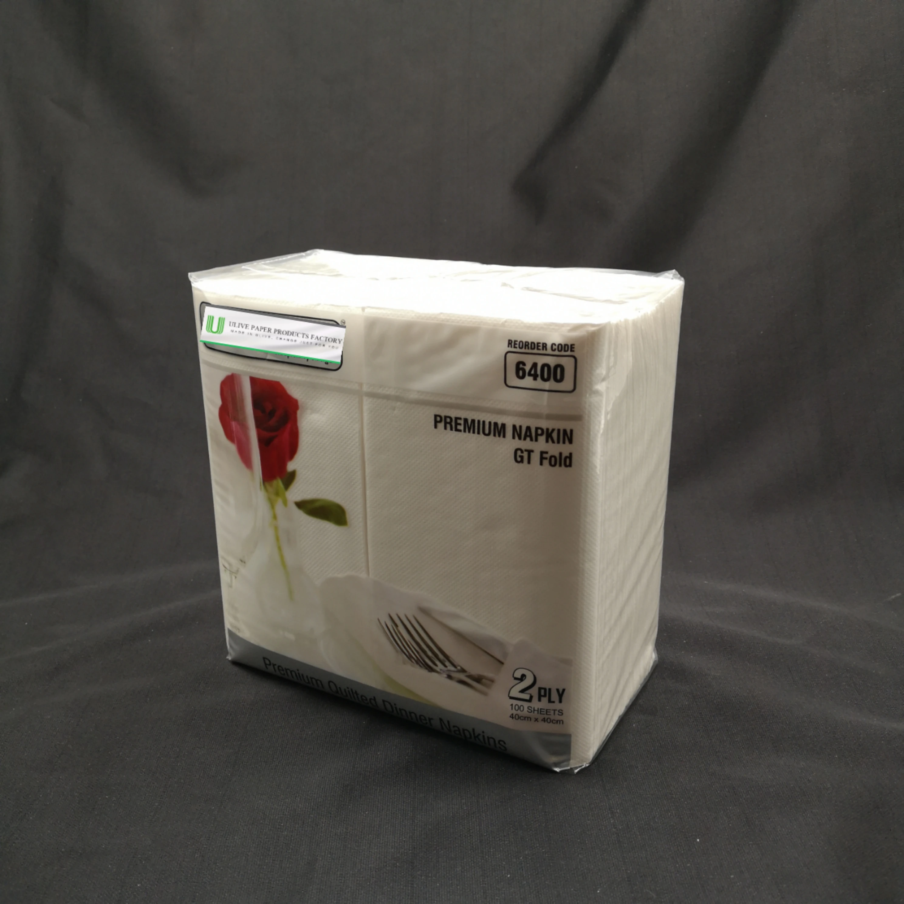 Custom Printing Virgin Pulp Soft White Beverage&cocktail Paper Napkin