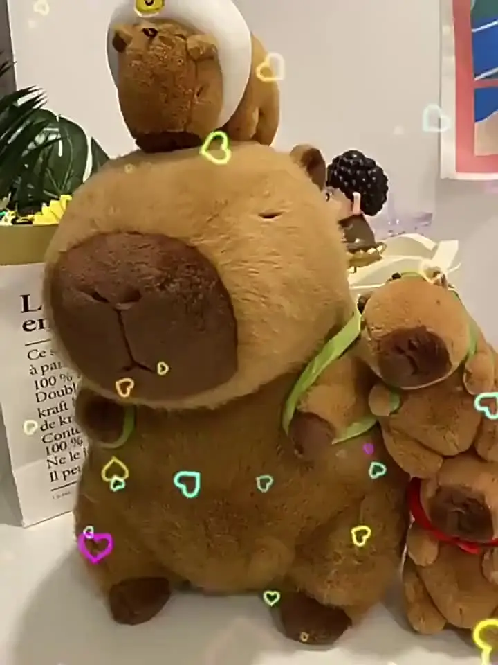 ピカチュウカピバラぬいぐるみカピバラぬいぐるみ人形漫画アニメ