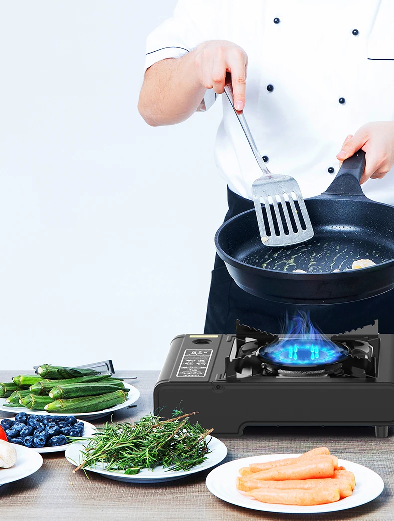 Korean Style Table Mini 1 Burner Cooktop Outdoor Stove Camping Portable