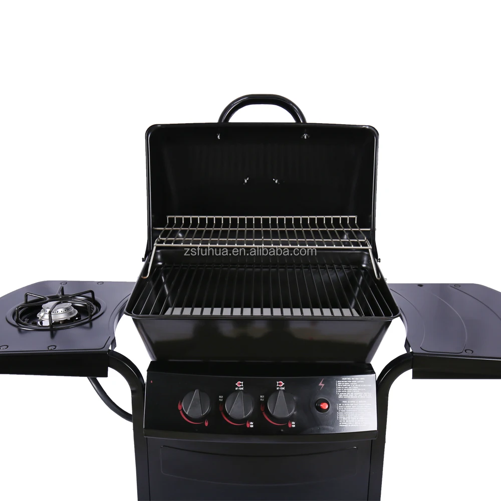 Versatile 3 Burner Propane Grill Custom Outdoor Family Party Bbq Grill ...