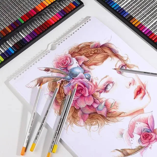 
Factory wholesale prisma color 150 colors cheap Children Art colored pencils 