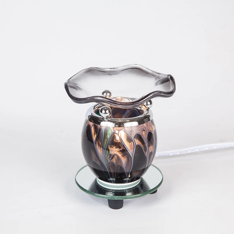 Sell Well Electric Incense Burner Fluid Glass Oil Warmer Fragrance Lamp