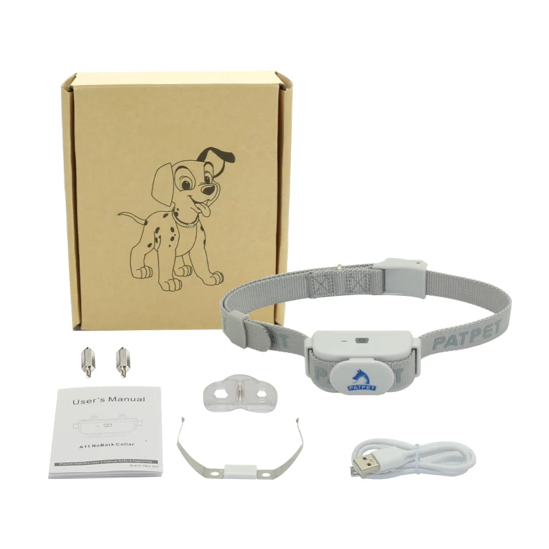 Patpet Smart Shock Training Collar For Bark Pet Care Training Collar