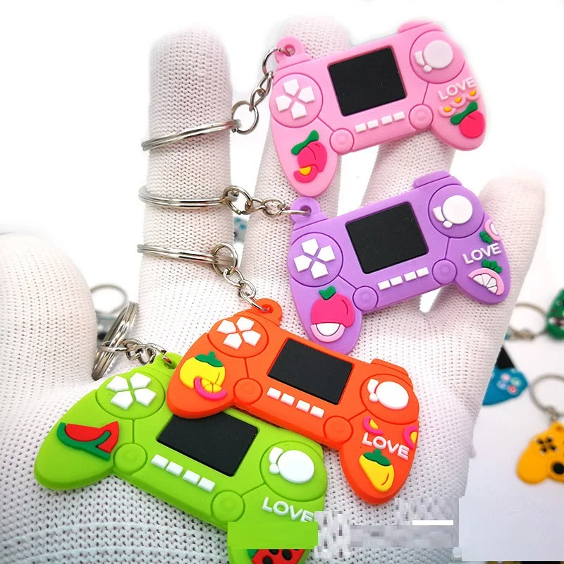 Wholesale Pvc Game Keychain Mini Game Console Keychain Cute Cartoon 3d ...