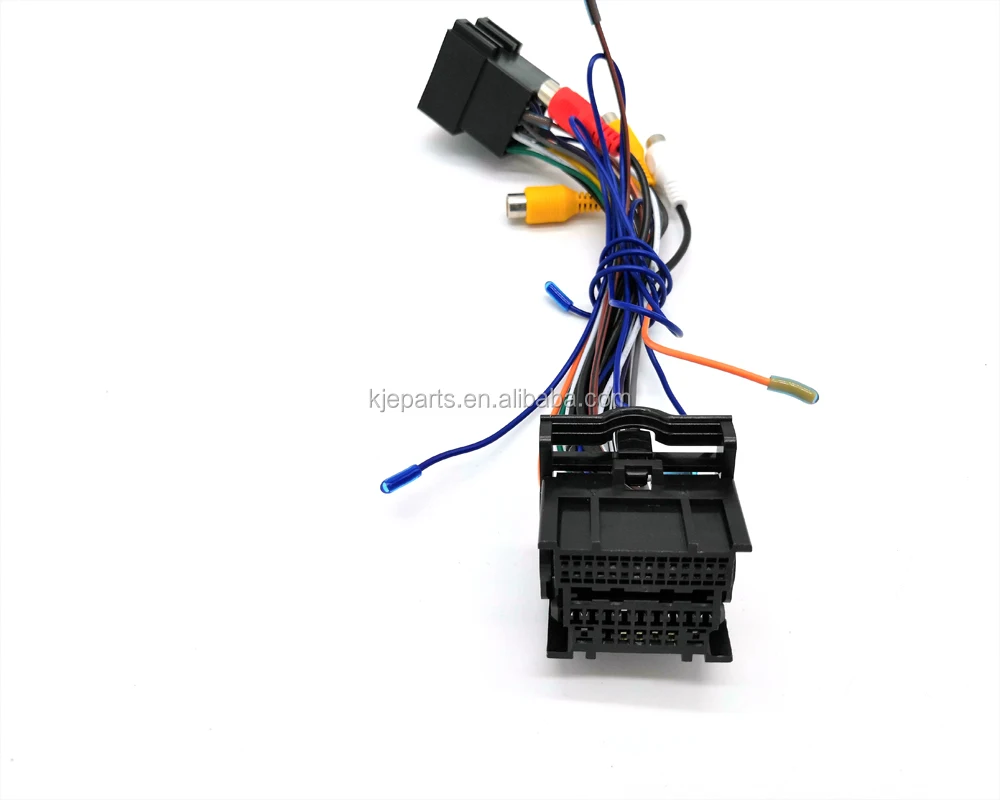 40pin Connector With Iso Adaptor Wiring Harness For Vw Car Stereo