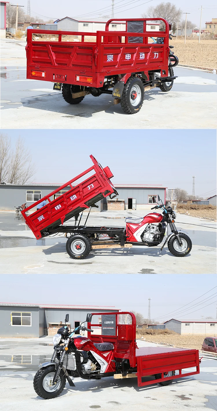 product zongshen power three wheeled motorcycle fuel dump truck and agricultural cargo load durable engine core component-6