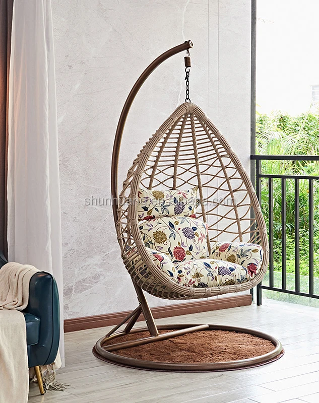 Modern Design Single Swing Chair Rattan Hanging Chair For Garden - Buy ...