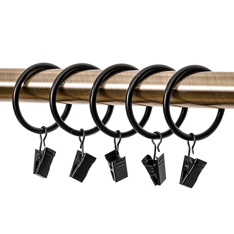 20 Years Of Professional Factory Spot Curtain Ring Clips Shower Curtain