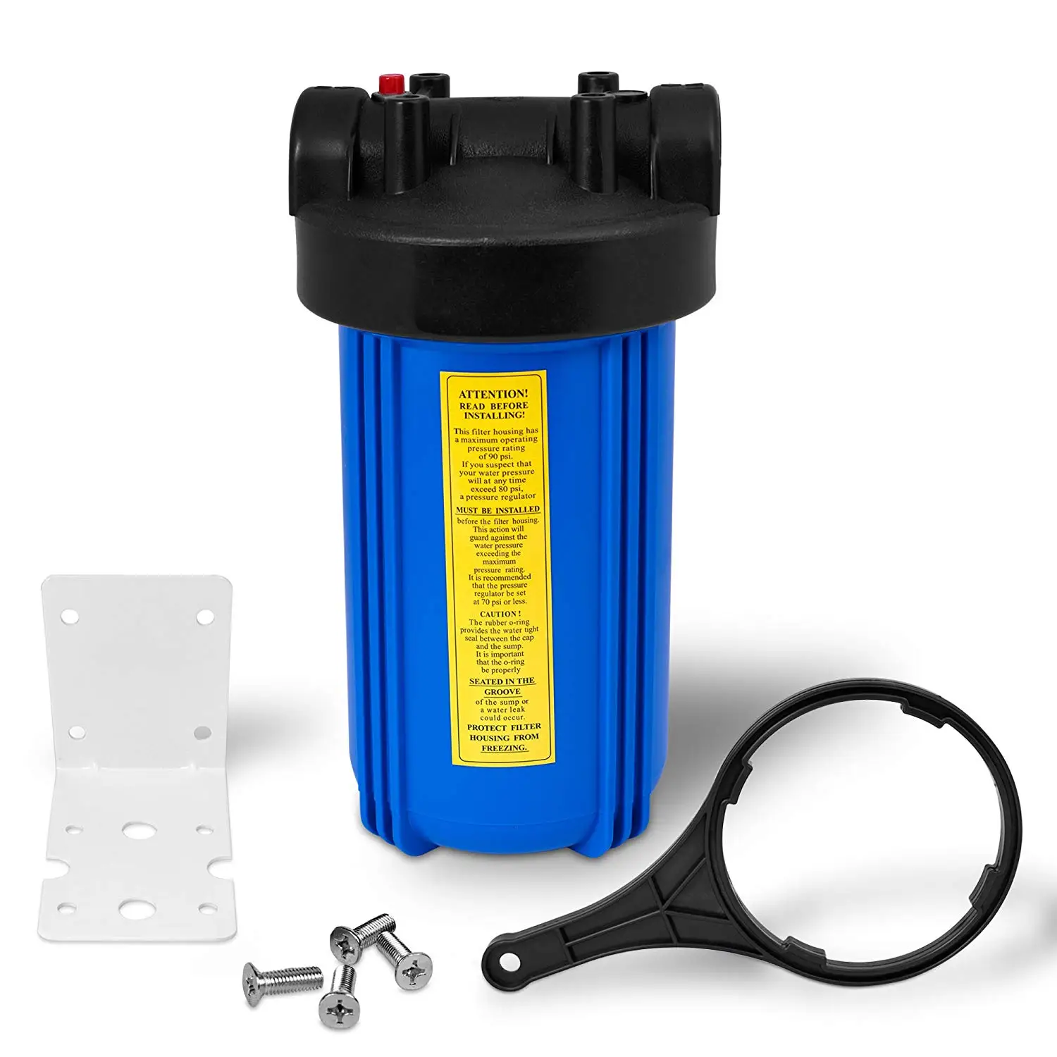 
10 Inch Water Pre Filter Whole House Jumbo Big Blue Housing Blue Or Clear Household Water Pitcher Filter 