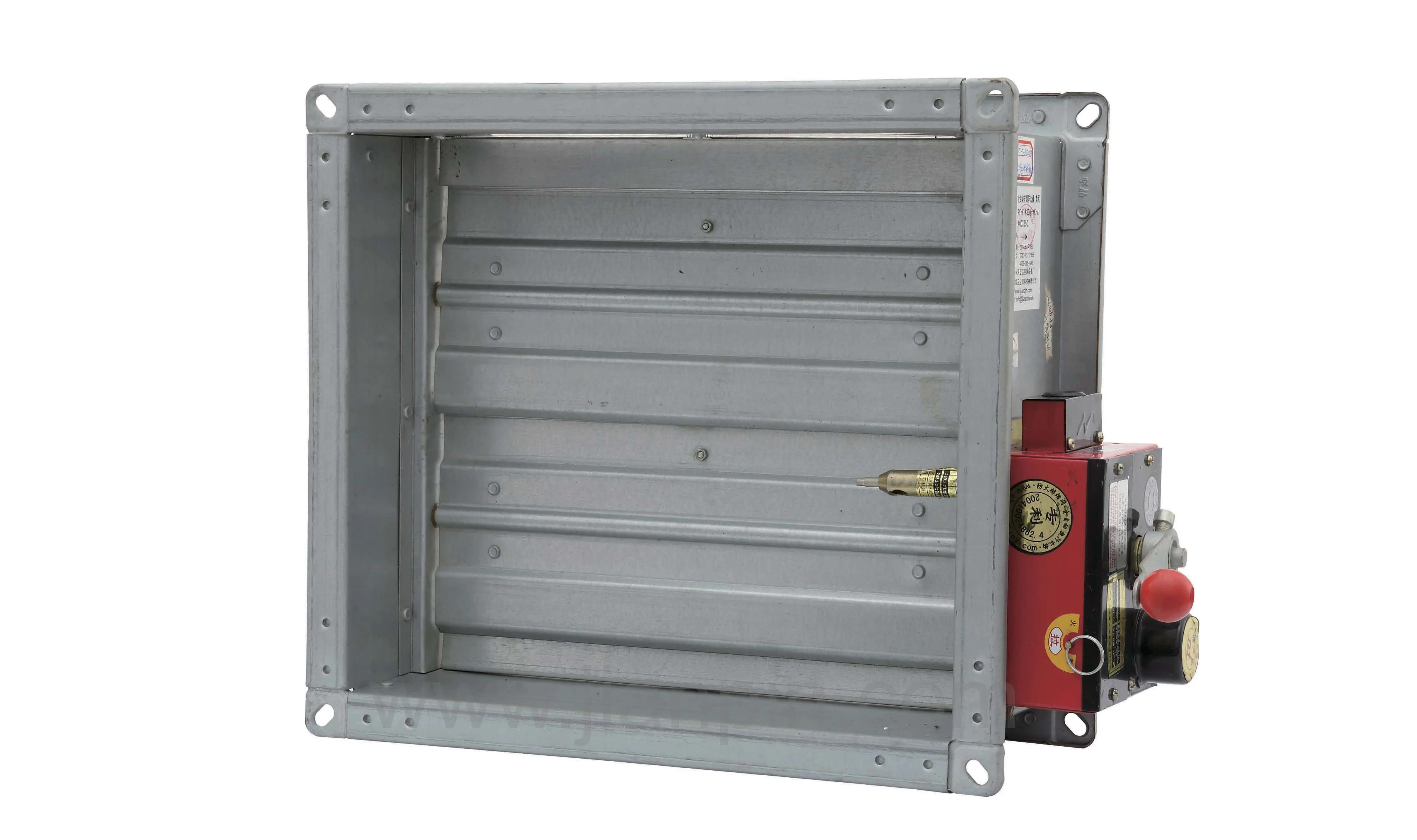 hvac 管道阻尼器风管控制阻尼器防烟防火电动火灾烟雾阻尼器