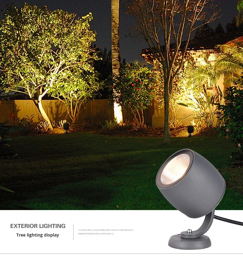 product led aluminum ip66 waterproof outdoor projection light for courtyard  landscape tree lawn plant lighting-12
