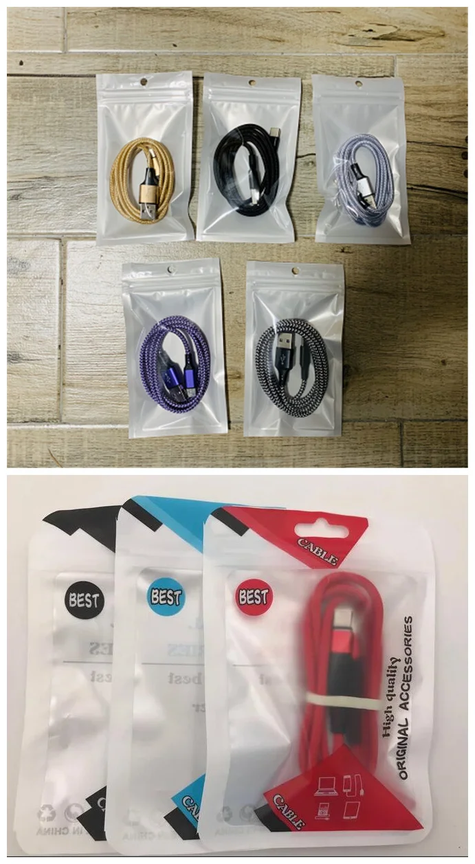 2019 NEW Fast Charging USB Type C Cable, USB C Cable 10FT 6FT 3FT Nylon Braided Power Cable for Samsung Galaxy S9 Note 8