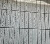 outdoor garden light grey 4 panels hollow decking 300 x 300 wood fiber+HDPE engineered flooring WPC DIY interlock deck tile