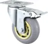 Nomal ---3 Inch 4 Inch 5 Inch Rubber Caster With Swivel/ Brake /Screw / Thread
