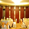 Building Hall Decoration Cheap Foldable Movable Wood Partition