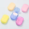 Outdoor Travel Bath Tablets Small Sheet Paper Soap