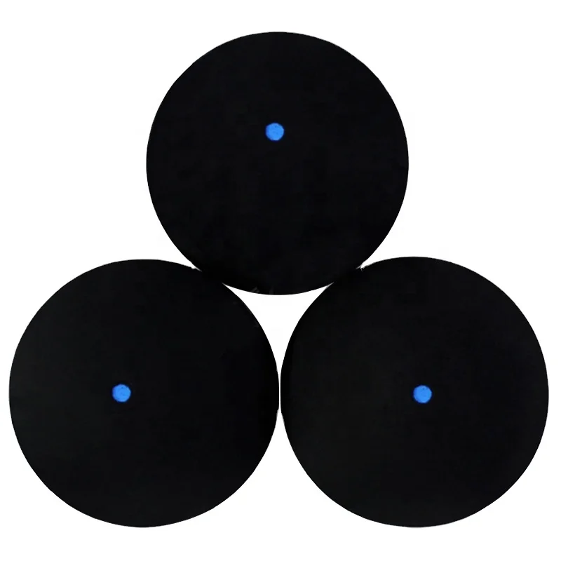 2pcs Single Blue Dot Squash Ball Beginner Learner High Speed Training Balls 