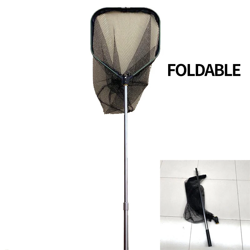 High Quality Bass Fish Landing Net Aluminum Fishing Accessory Fishing