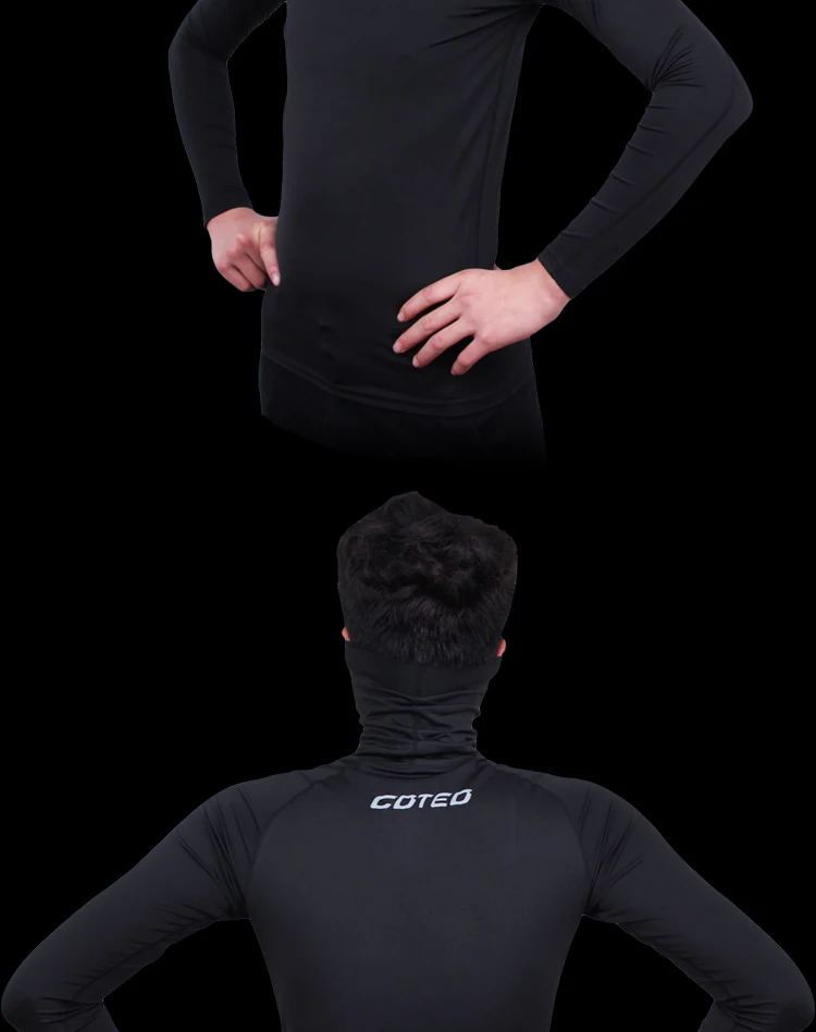 High Quality Lycra Compression Shirts Black Pure Color Gym High Quality Lycra Compression Shirts Black Pure Color Gym