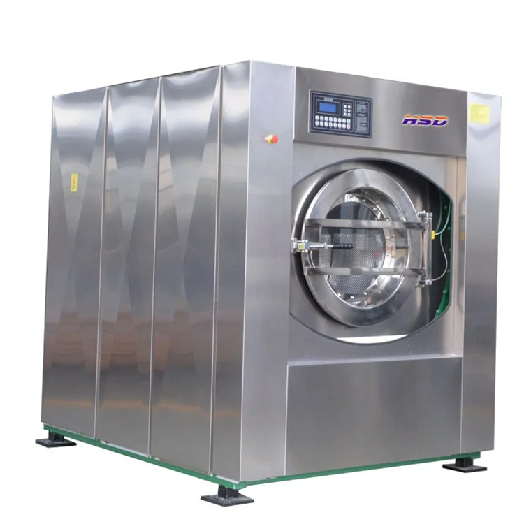 
Front Loading Full Automatic Washing Machine Stainless Steel Washer Extractor Heaty Duty Laundry Washing Machine 