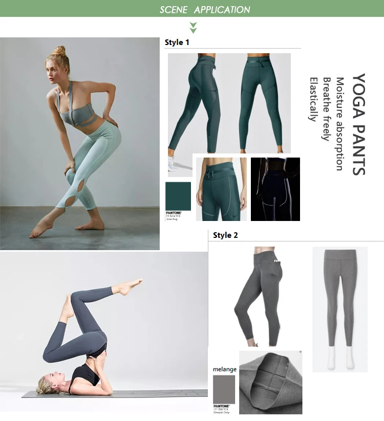 80%Polyester 20%Spandex Spandex Yoga Wear Fabric Luon Fabric
