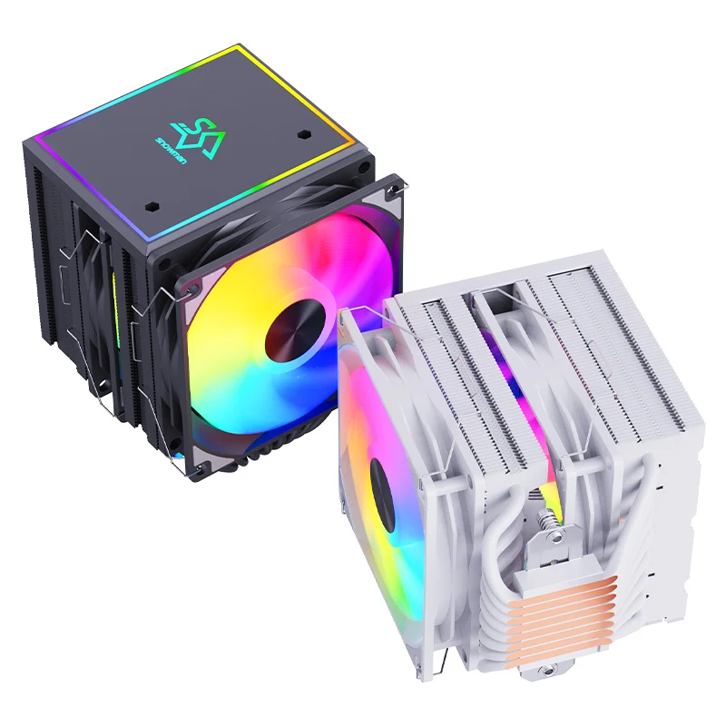 SNOWMAN MT880 ARGB CPU Cooler Fan - 8 Heat Pipes for AM4/AM5