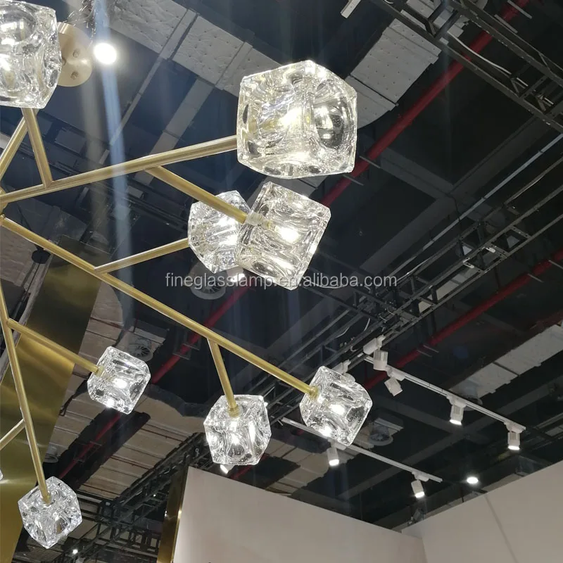 glass cube shade 