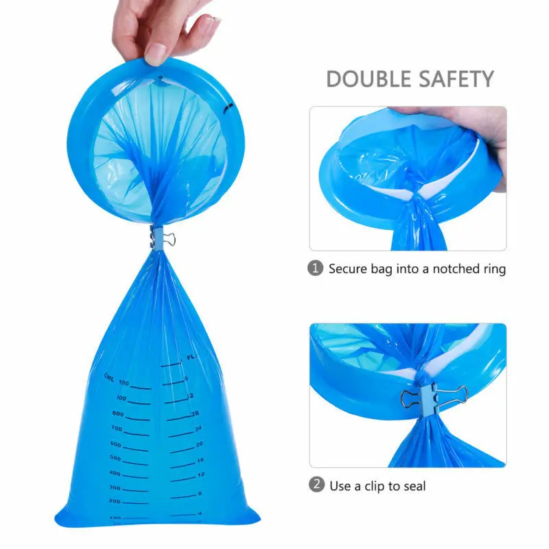 1000 Ml Disposable Emesis Bag Medical Sick Air Travel Vomit Bags - Buy ...