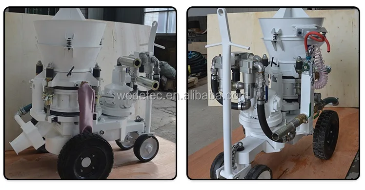 Hot sell nice quality air motor drive refractory gunite spraying shotcrete machine for sale in India