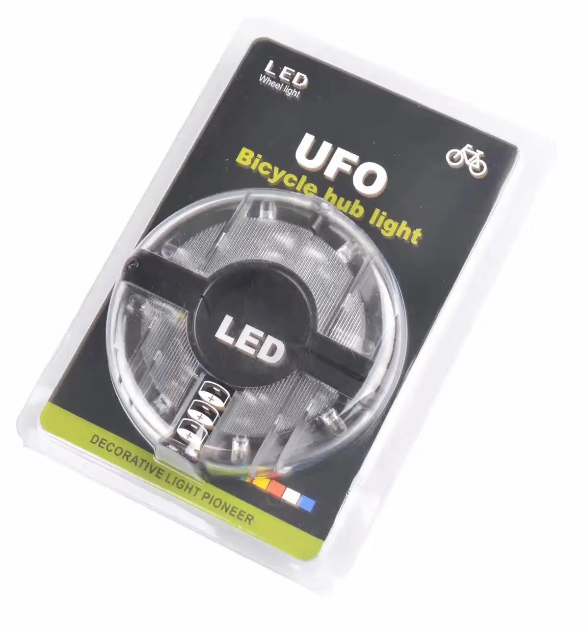 Bicycle Wheel Hub Light Bike Front/tail Light Led Spoke Warning Lamp