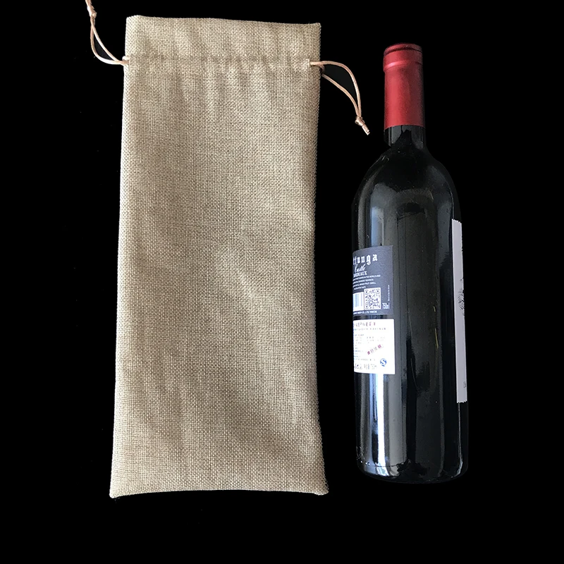 linen wine bottle bags