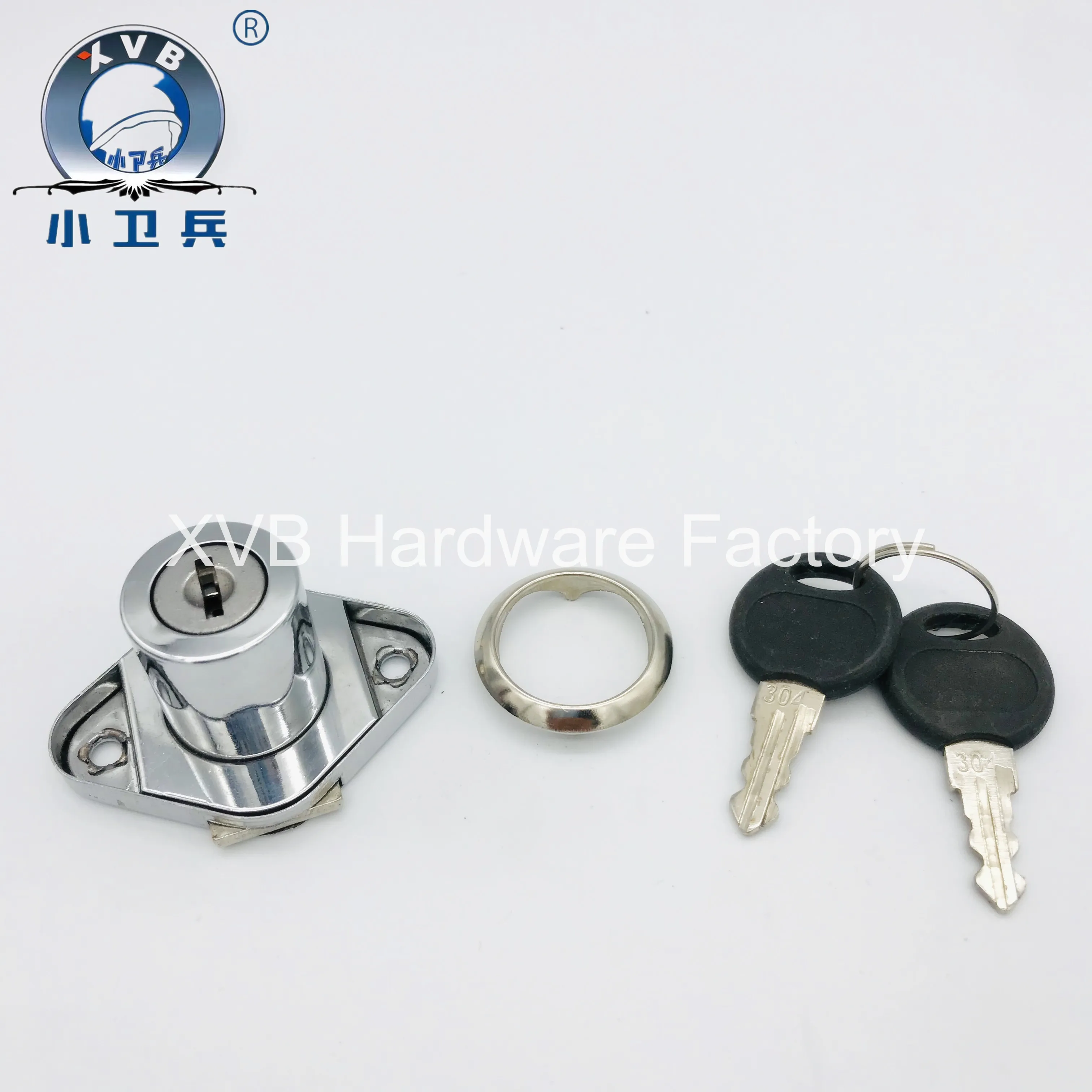 China guangdong  hot sale Rhombic desk drawer lock hidden 106 iron drawer lock