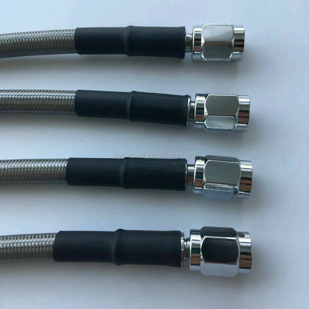 An3 3an 3 Stainless Steel Braided Clear Pvc Coated Universal Brake