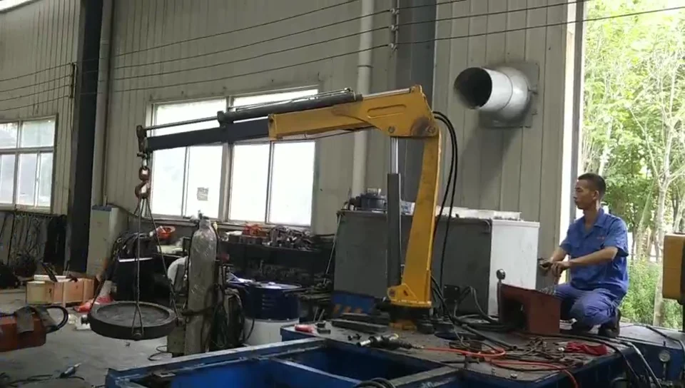 Mini Mobile Pickup Crane Pickup Truck Crane With Cable Winch,Hydraulic