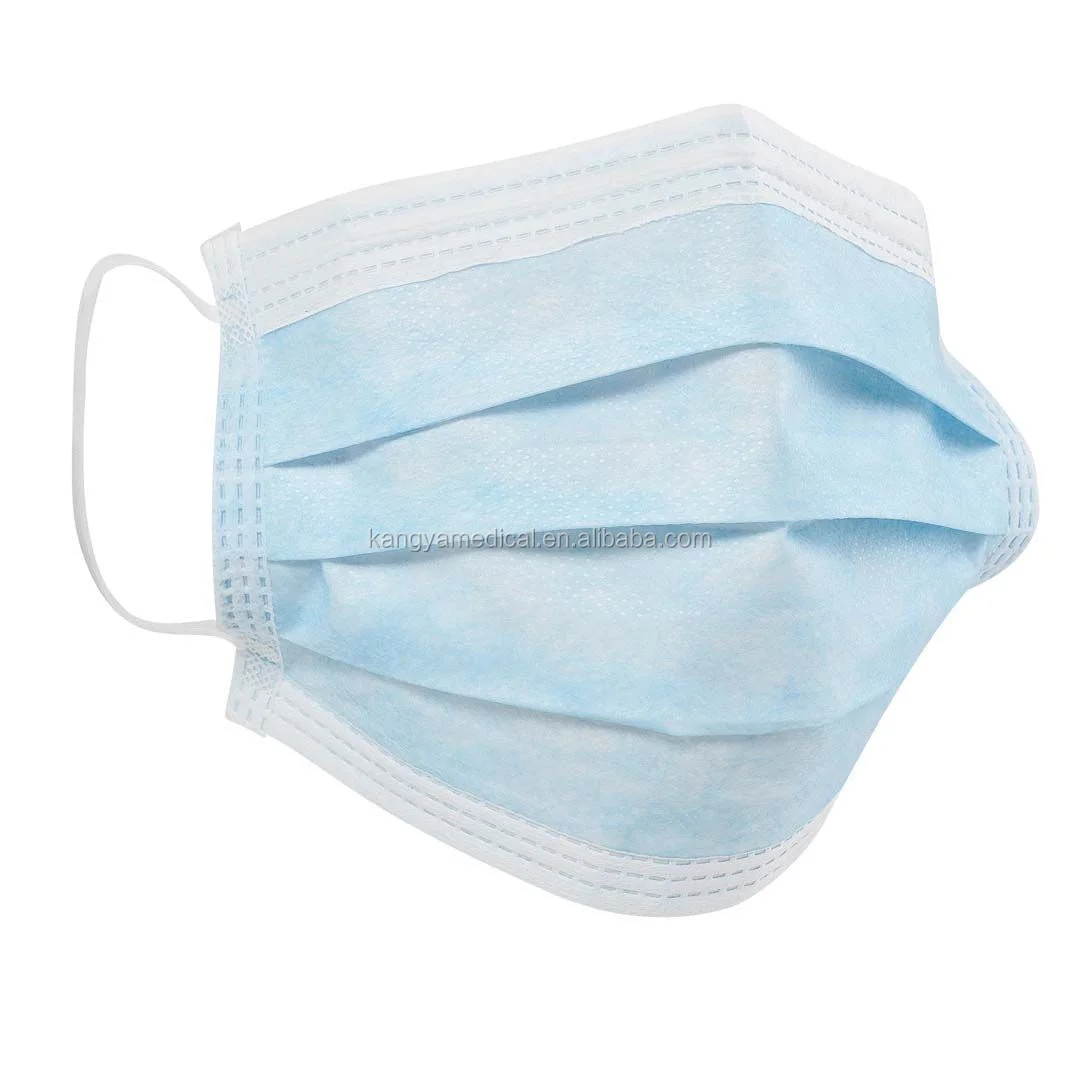 Color Series Adult's 3 PLY Non-woven Disposable Medical Face Masks with Meltblown filter providing a 95+ BFE