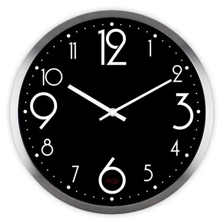 Modern Gece Lambası Duvar Saati 12 Inç Büyük Aydınlık Fonksiyonu